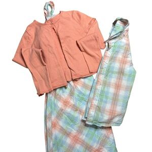 Carter's‎ Pastel Bundle: Girls Size 14 Dress with matching Size 6 Dress Shirt